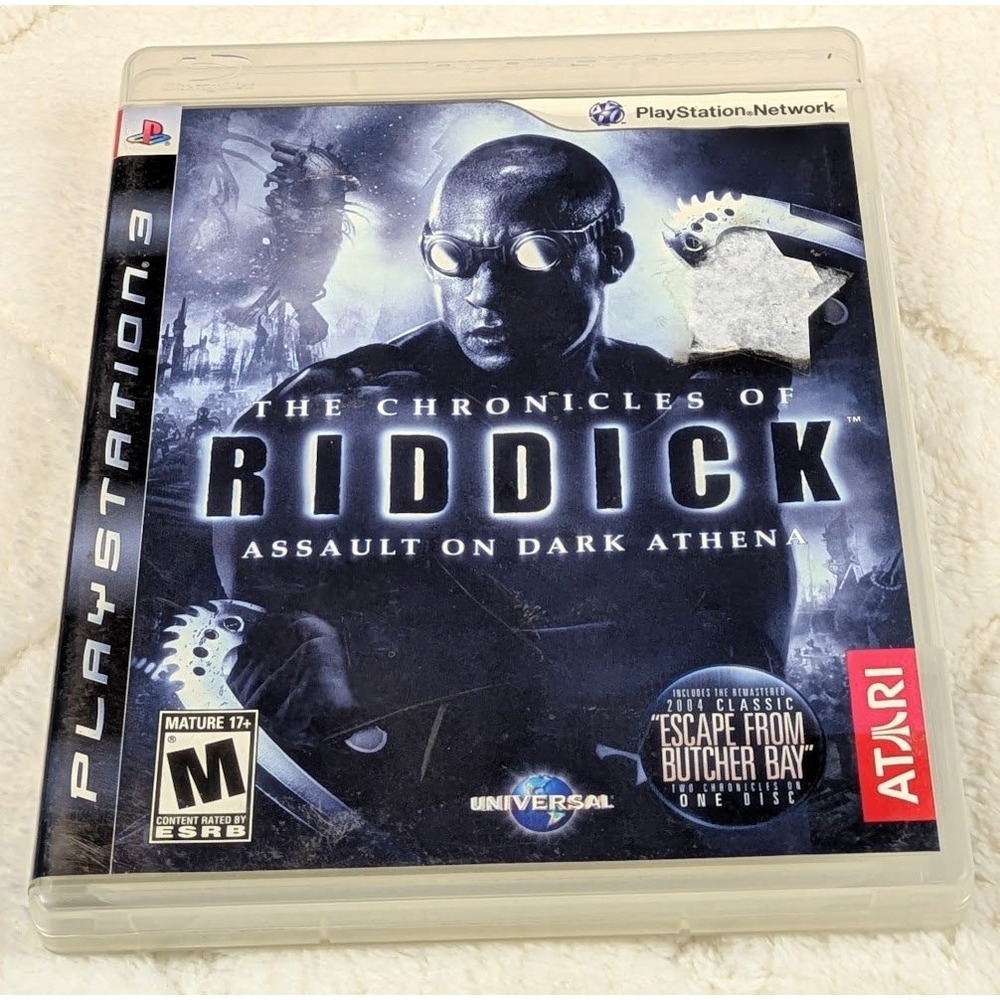 The Chronicles of Riddick Assault on Dark Athena Sony PlayStation 3 PS3 Atari